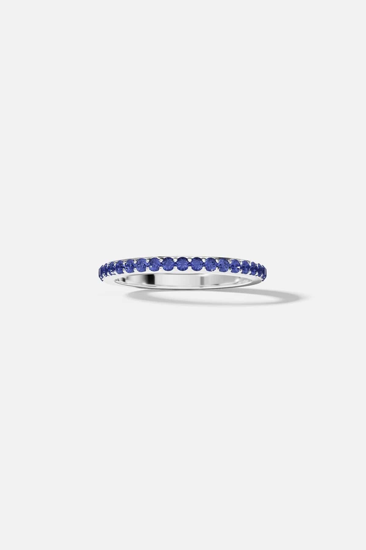 Blue Linear Ring
