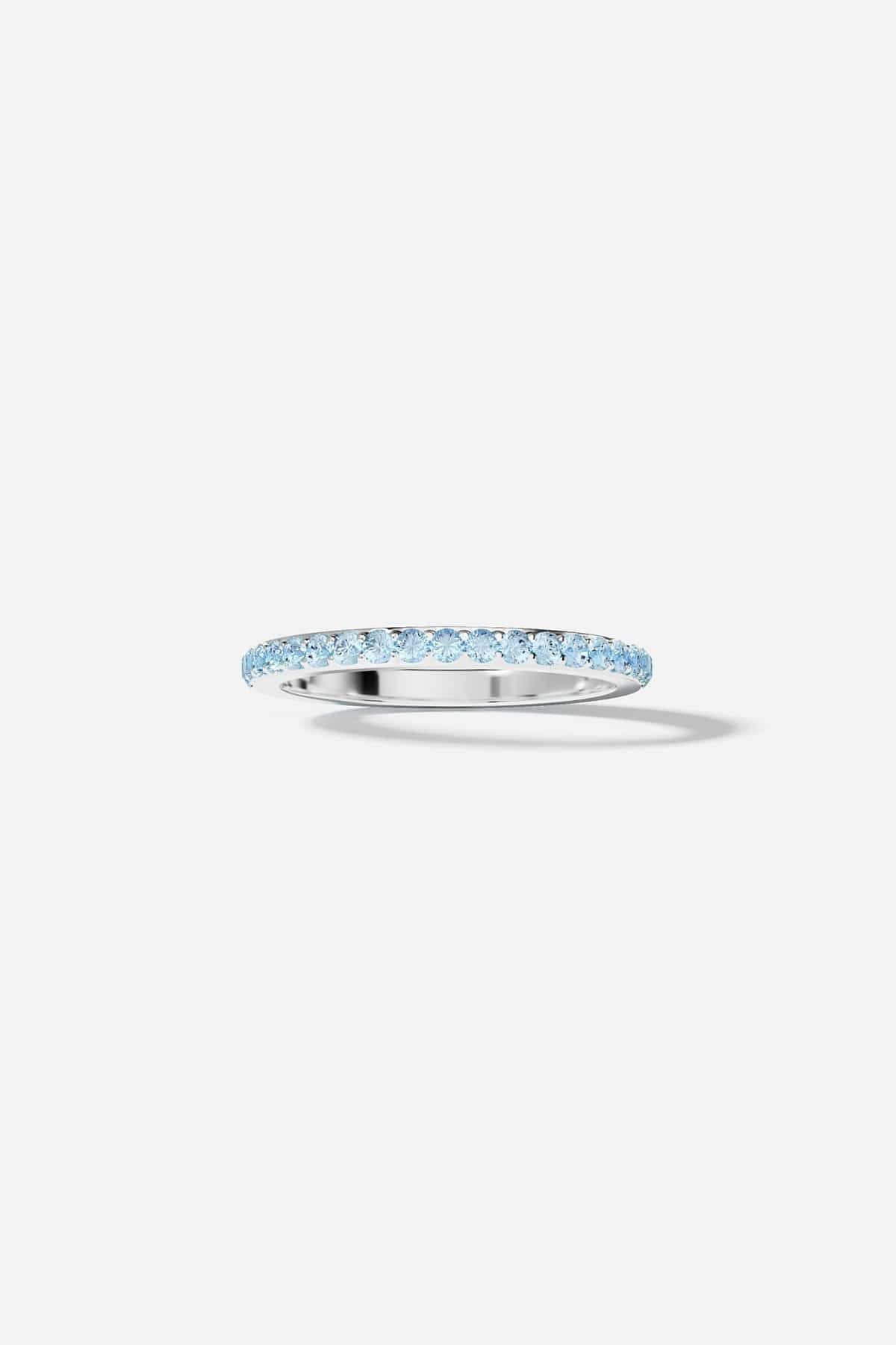 A23420LBL-apm-monaco-aqua-linear-pave-ring-jewelry Aqua Linear Ring