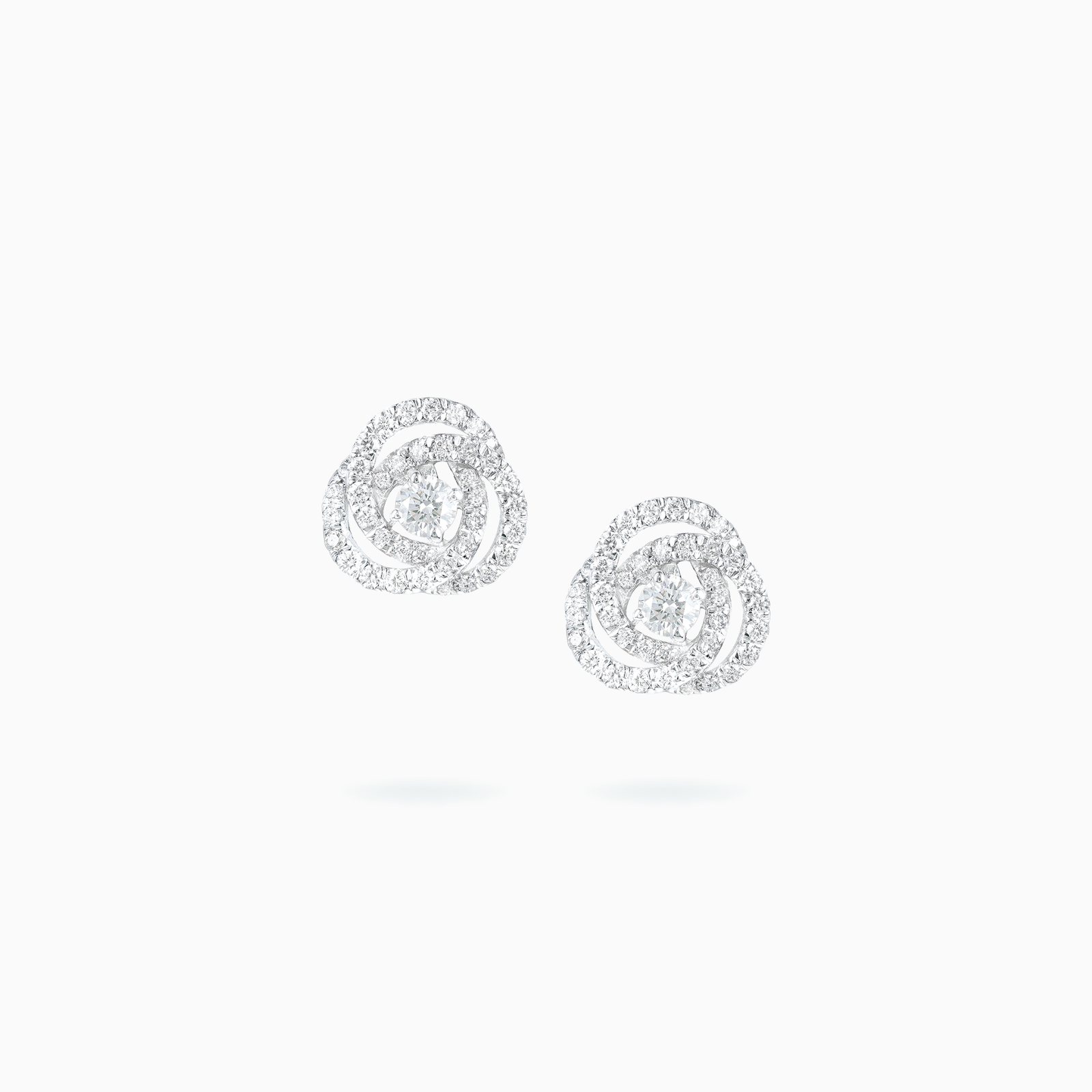 Rose Gold Pink Fresh Water Pearl Earrings